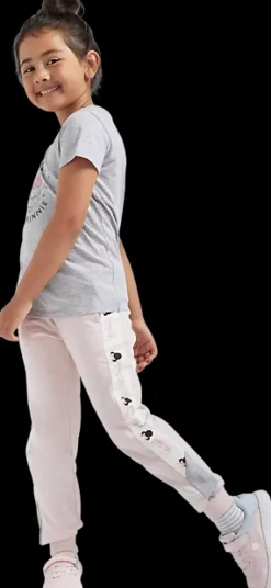 Sale bawełniany dziewczęcy tshirt w kolorze szarym Dzieci Odzież