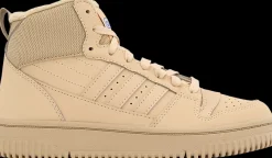 Best beżowe ocieplane sneakersy damskie Break Start Mid Winterized Damskie Sportowe|Markowe