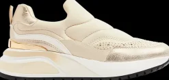 Discount beżowe sneakersy damskie ozdobione kryształkami Damskie Sportowe