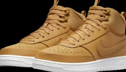 Hot beżowe sneakersy męskie COURT VISION MID WNTR Męskie Sportowe|Casual