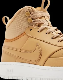 Hot beżowe sneakersy męskie COURT VISION MID WNTR Męskie Sportowe|Casual