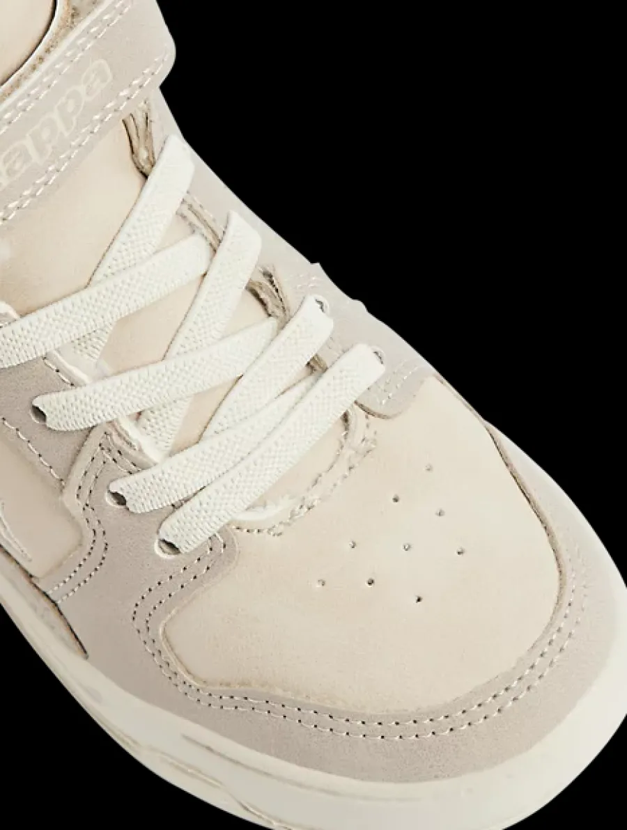 Hot beżowo-białe ocieplane sneakersy dziecięce Dzieci Kozaki|Sportowe