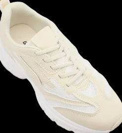 Online beżowo-białe sneakersy damskie Damskie Sportowe