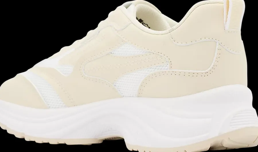 Online beżowo-białe sneakersy damskie Damskie Sportowe