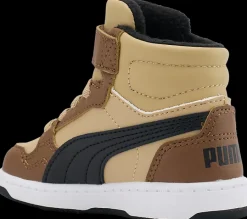 Discount beżowo-brazowe ocieplane sneakersy dziecięce Reb-L Dzieci Sportowe