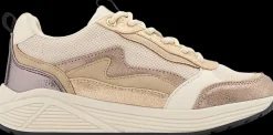 beżowo-złote sneakersy damskie Damskie Sportowe