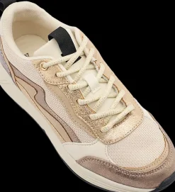 beżowo-złote sneakersy damskie Damskie Sportowe