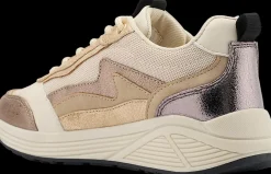 beżowo-złote sneakersy damskie Damskie Sportowe
