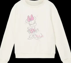 Sale biała bluza dziewczęca z Minnie Dzieci Odzież
