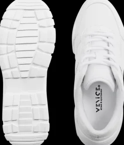 New białe masywne sneakersy dziewczęce Dzieci Sportowe|Do Szkoły