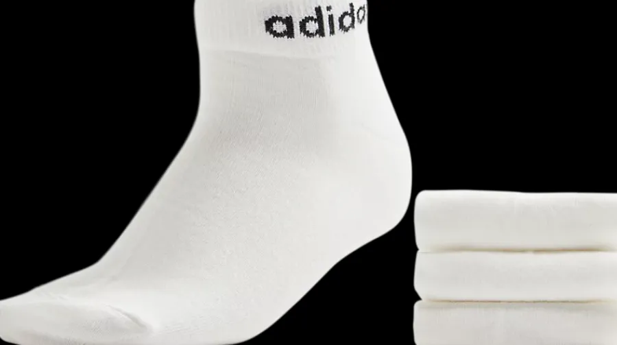 Outlet białe skarpetki LIN ANKLE 3P Damskie Skarpetki|Skarpety