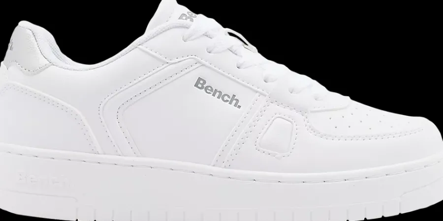 New białe sneakersy damskie ze srebrnymi elementami Damskie Sportowe