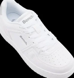 New białe sneakersy damskie ze srebrnymi elementami Damskie Sportowe