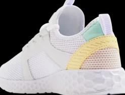 Hot białe sneakersy damskie z kolorowymi elementami Damskie Sportowe