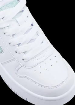 Hot białe sneakersy damskie REBOUND PLATFORM METAL Damskie Sportowe|Markowe