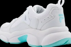 Best białe sneakersy damskie z niebieskiemi elementami Damskie Sportowe|Casual