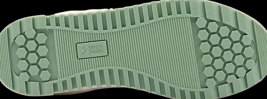 Sale białe sneakersy damskie z zielonymi akcentami Damskie Sportowe