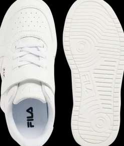 Online białe sneakersy dziecięce z zapięciem na rzep Dzieci Sportowe|Do Szkoły
