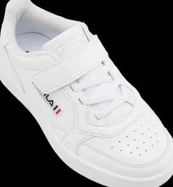 Online białe sneakersy dziecięce z wkładką softfoam Dzieci Sportowe