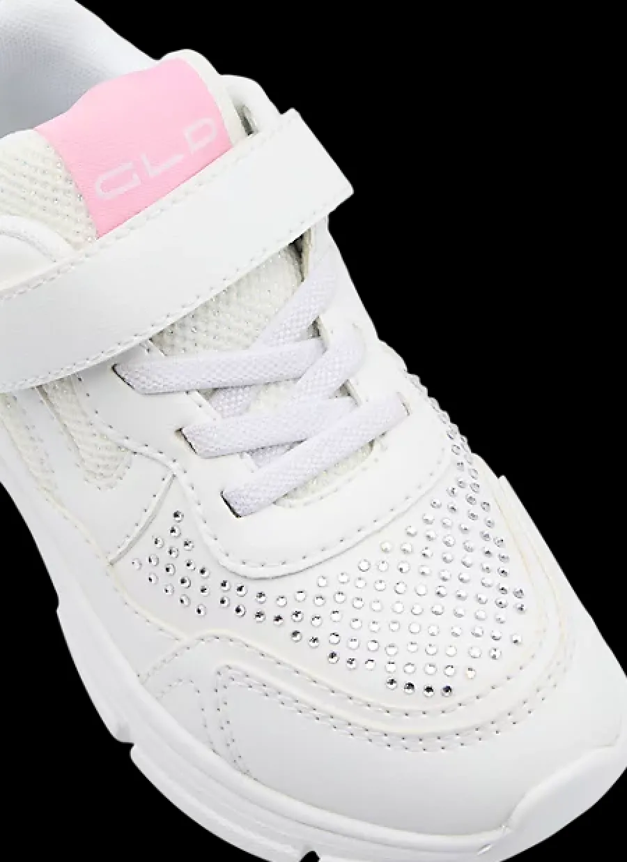 Online białe sneakersy dziewczęce Dzieci Sportowe