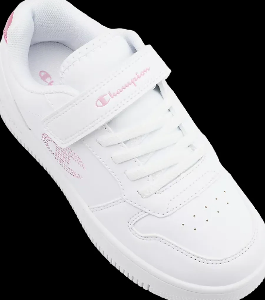 Sale białe sneakersy dziewczęce REBOUND PLATFORM GLITTER Dzieci Sportowe|Markowe