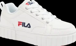 Clearance białe sneakersy dziewczęce na grubej podeszwie Dzieci Sportowe