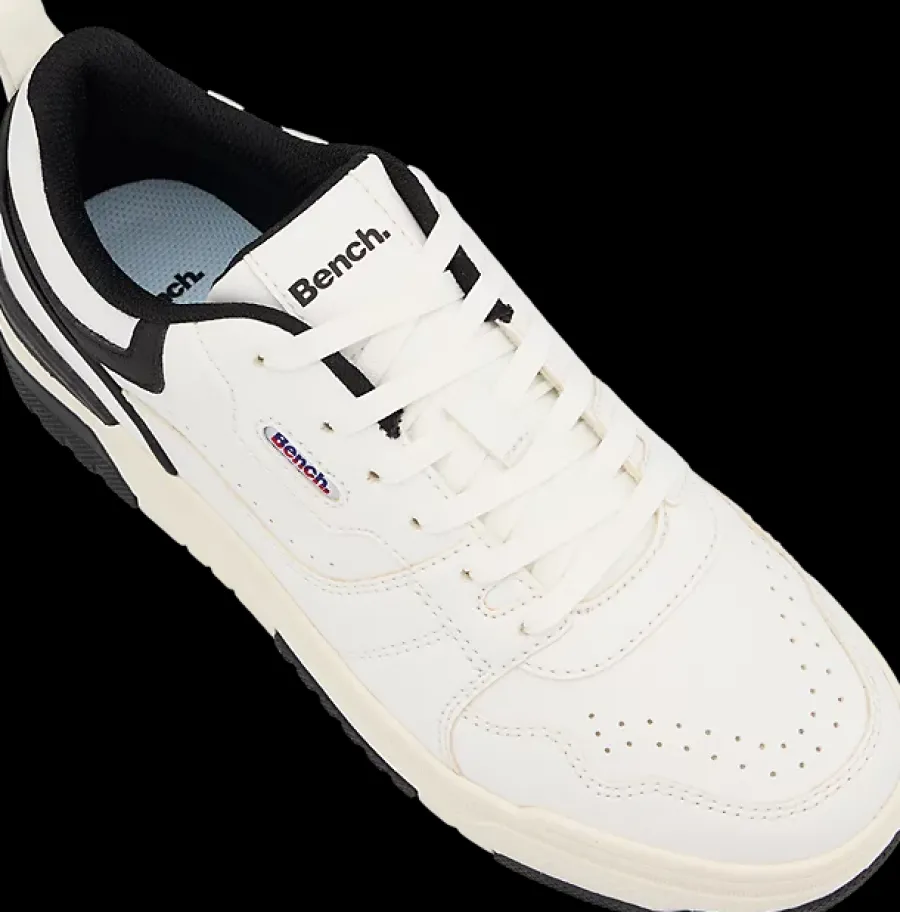 Best białe sneakersy męskie z czarnymi akcentami Męskie Sportowe