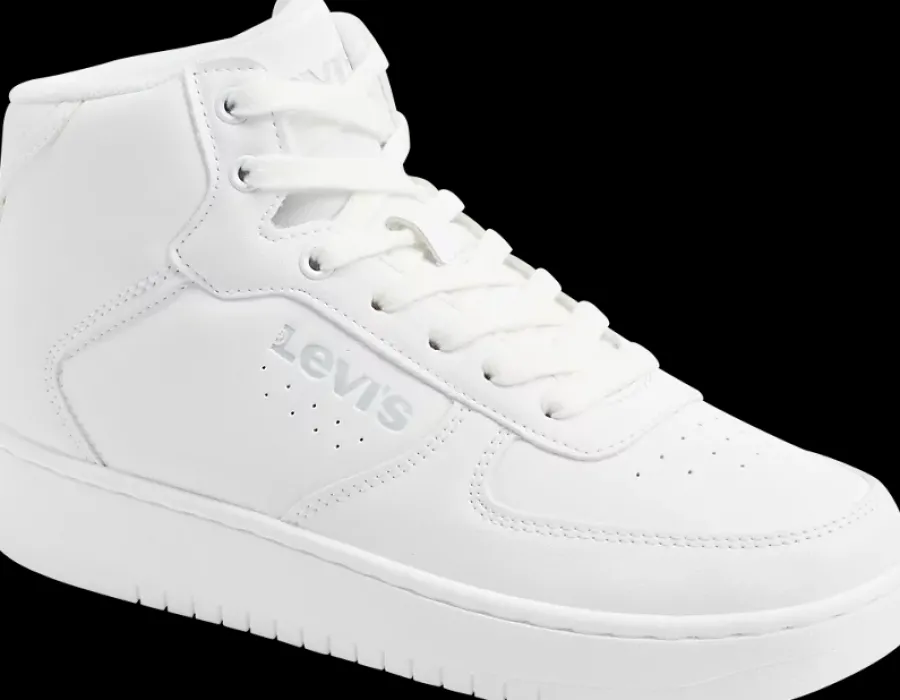 Outlet białe wysokie trampki dziecięce Levi's Dzieci Kozaki|Sportowe