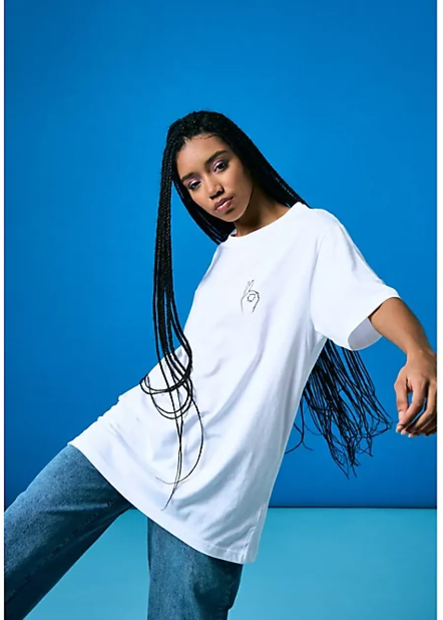 bialy tshirt męski Easy Sing Tee Męskie Odzież Męska