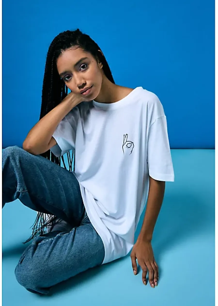 bialy tshirt męski Easy Sing Tee Męskie Odzież Męska