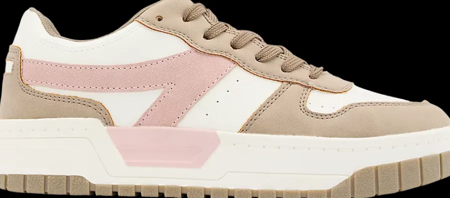Online biało-beżowe sneakersy damskie Damskie Sportowe|Casual