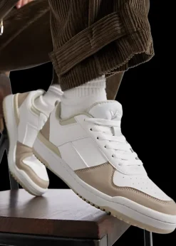 Sale biało-beżowe sneakersy damskie Damskie Sportowe