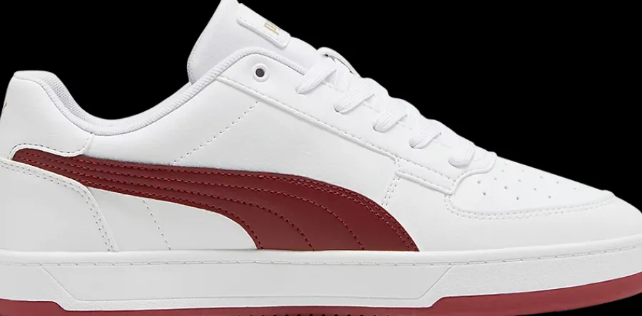 New biało-bordowe sneakersy męskie Męskie Sportowe|Markowe