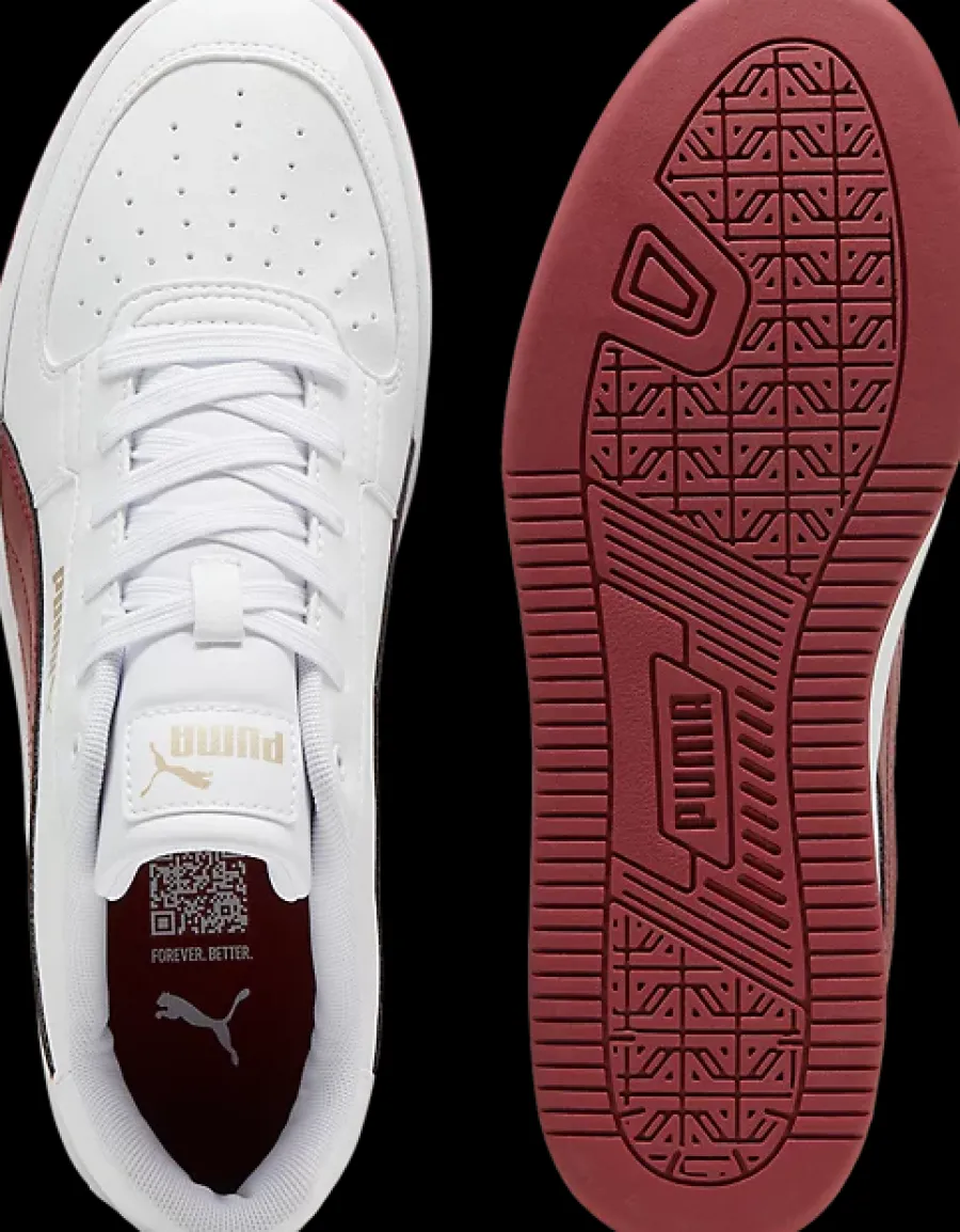 New biało-bordowe sneakersy męskie Męskie Sportowe|Markowe