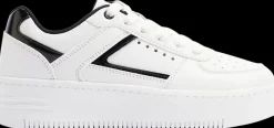 Outlet biało-czarne sneakersy damskie Damskie Sportowe