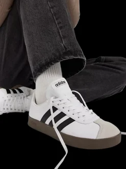 Online biało-czarne sneakersy damskie VL Court Base Damskie Sportowe|Markowe