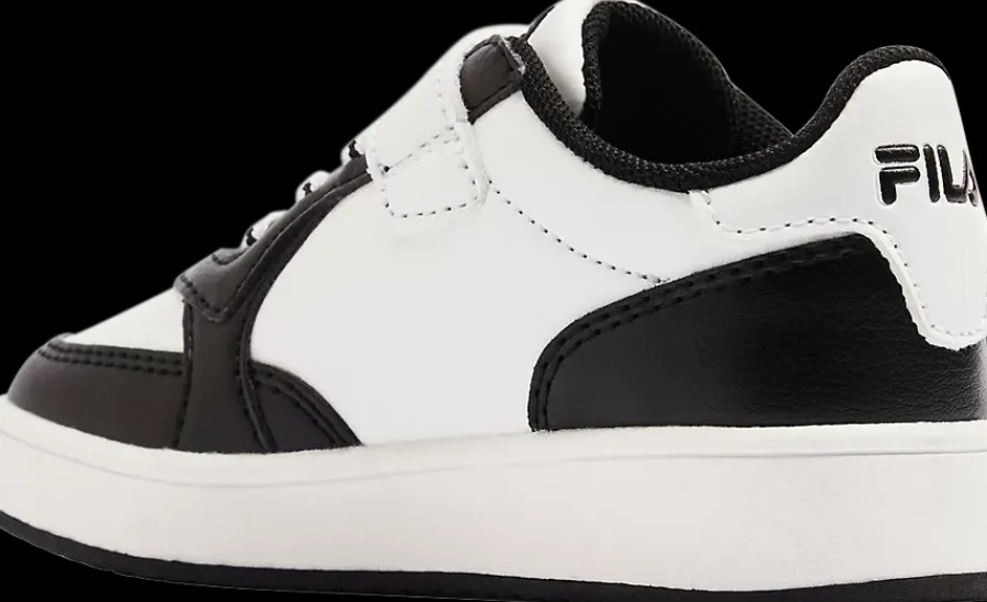 New biało-czarne sneakersy dziecięce z zapięciem na rzep Dzieci Sportowe