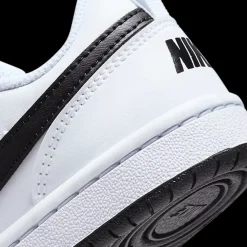 New biało-czarne sneakersy dziecięce Court Borough Low Dzieci Sportowe