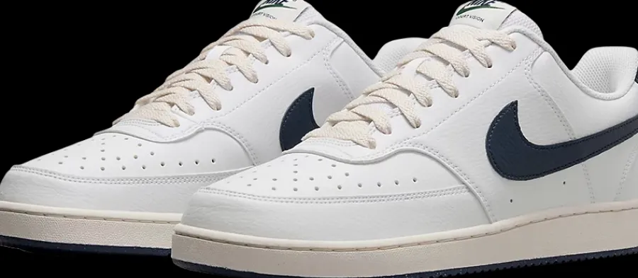 New biało-czarne sneakersy męskie Court Vision Męskie Sportowe|Casual