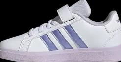 biało-fioletowe sneakersy dziewczęce Grand Court 2.0 Dzieci Sportowe