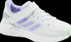 Best biało-fioletowe sneakersy dziewczęce Runfalcon Dzieci Sportowe