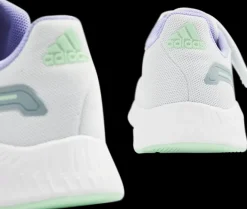 Best biało-fioletowe sneakersy dziewczęce Runfalcon Dzieci Sportowe