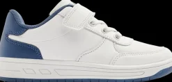 Outlet biało-granatowe sneakersy dziecięce Dzieci Sportowe|Do Szkoły