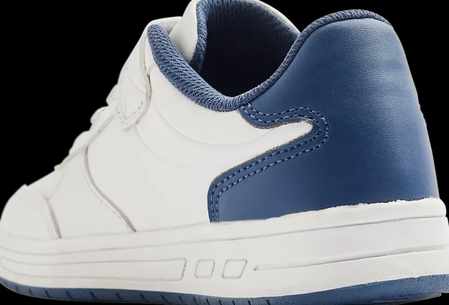 Outlet biało-granatowe sneakersy dziecięce Dzieci Sportowe|Do Szkoły