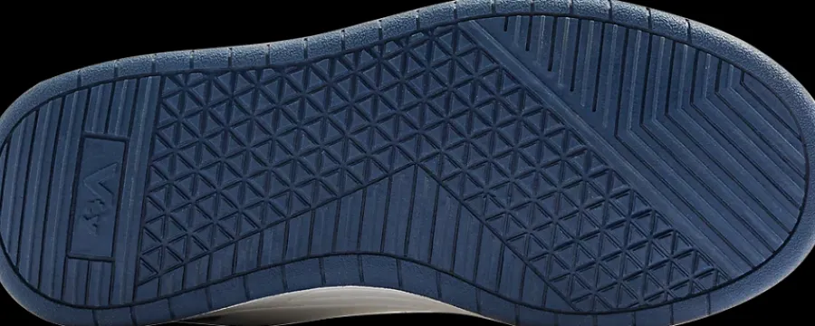 Outlet biało-granatowe sneakersy dziecięce Dzieci Sportowe|Do Szkoły