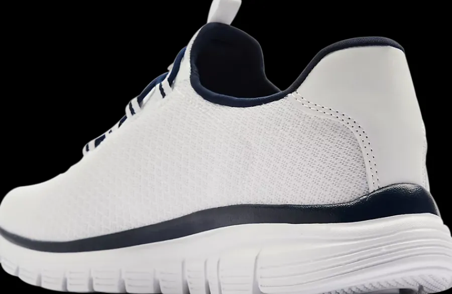 Clearance biało-granatowe sneakersy męskie Męskie Sportowe|Markowe