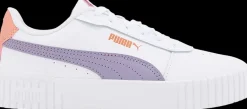 Outlet biało-liliowe sneakersy młodzieżowe CARINA 2.0 JR Dzieci Sportowe|Markowe