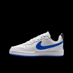 biało-niebieskie młodzieżowe sneakersy Court Borough Low Recraft Dzieci Sportowe