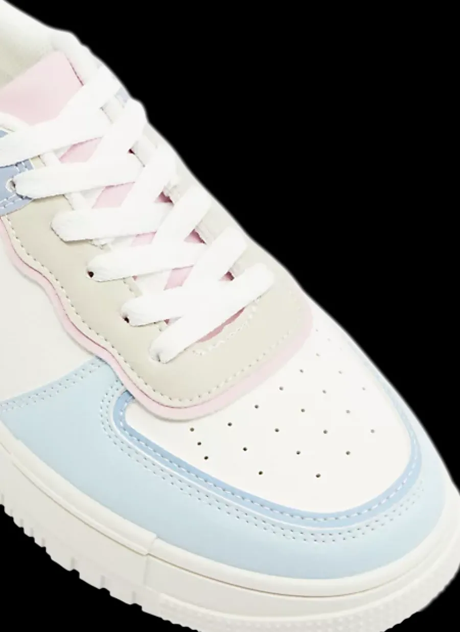 Clearance biało-niebieskie sneakersy damskie Damskie Sportowe