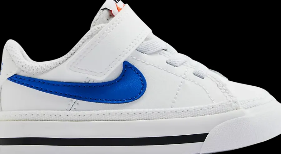 Best biało-niebieskie sneakersy dziecięce COURT LEGACY Dzieci Sportowe